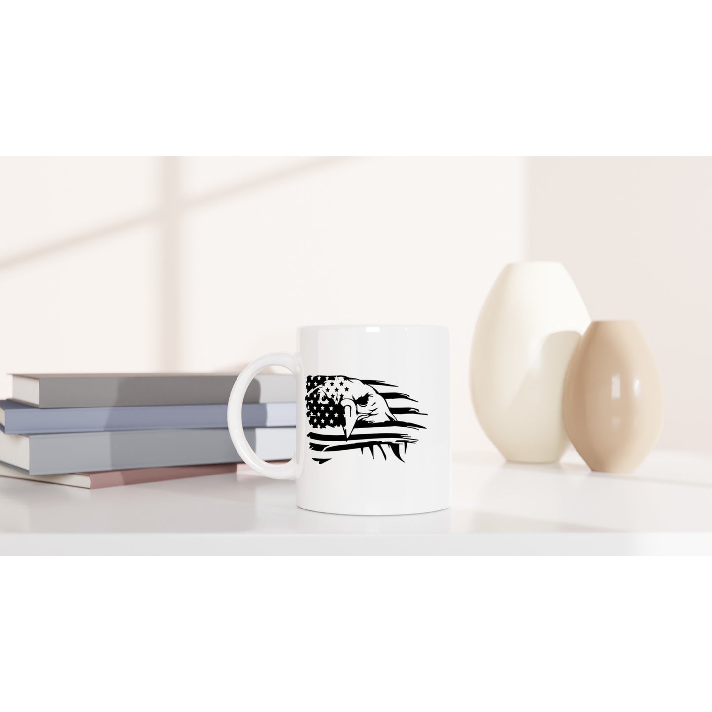 US Flag Eagle Patriotic/2nd Amendment Coffee Mug B