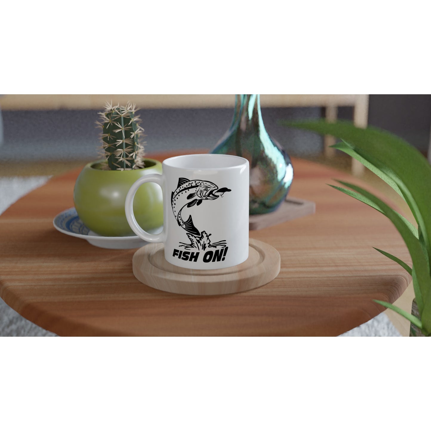 Fish On Trout Fishing Coffee Mug