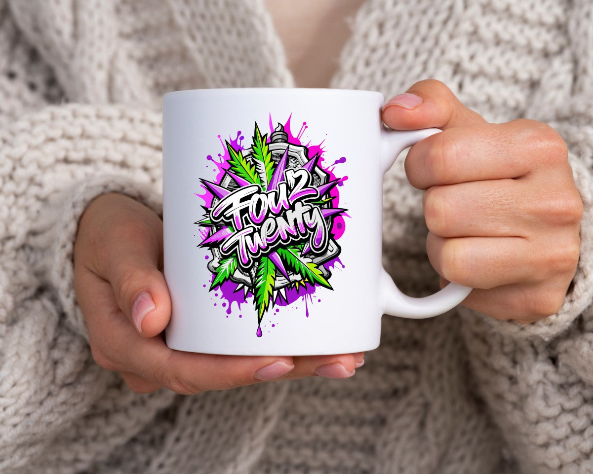 4:20 Four Twenty Marijuana Weed Coffee Mugs