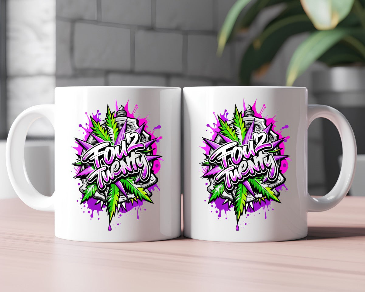 4:20 Four Twenty Marijuana Weed Coffee Mugs
