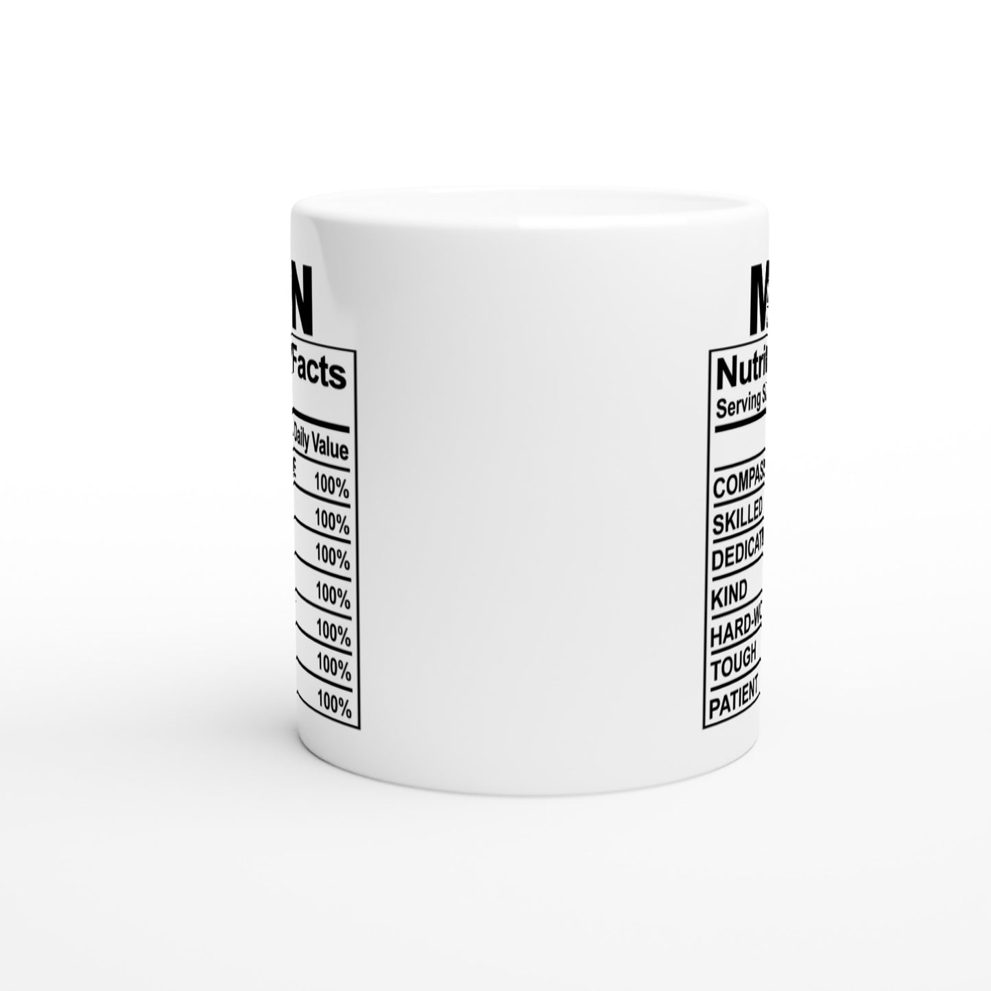 MSN nutrition facts Nursing Nurse Medical Coffee Mug