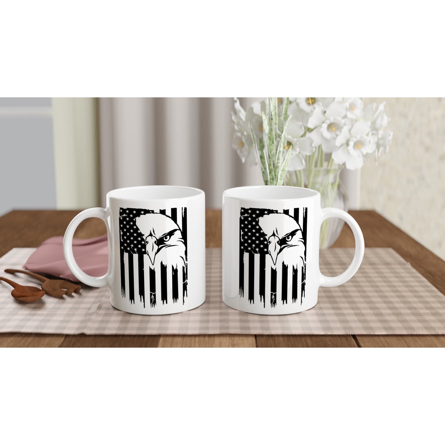 US Flag Eagle Patriotic/2nd Amendment Coffee Mug