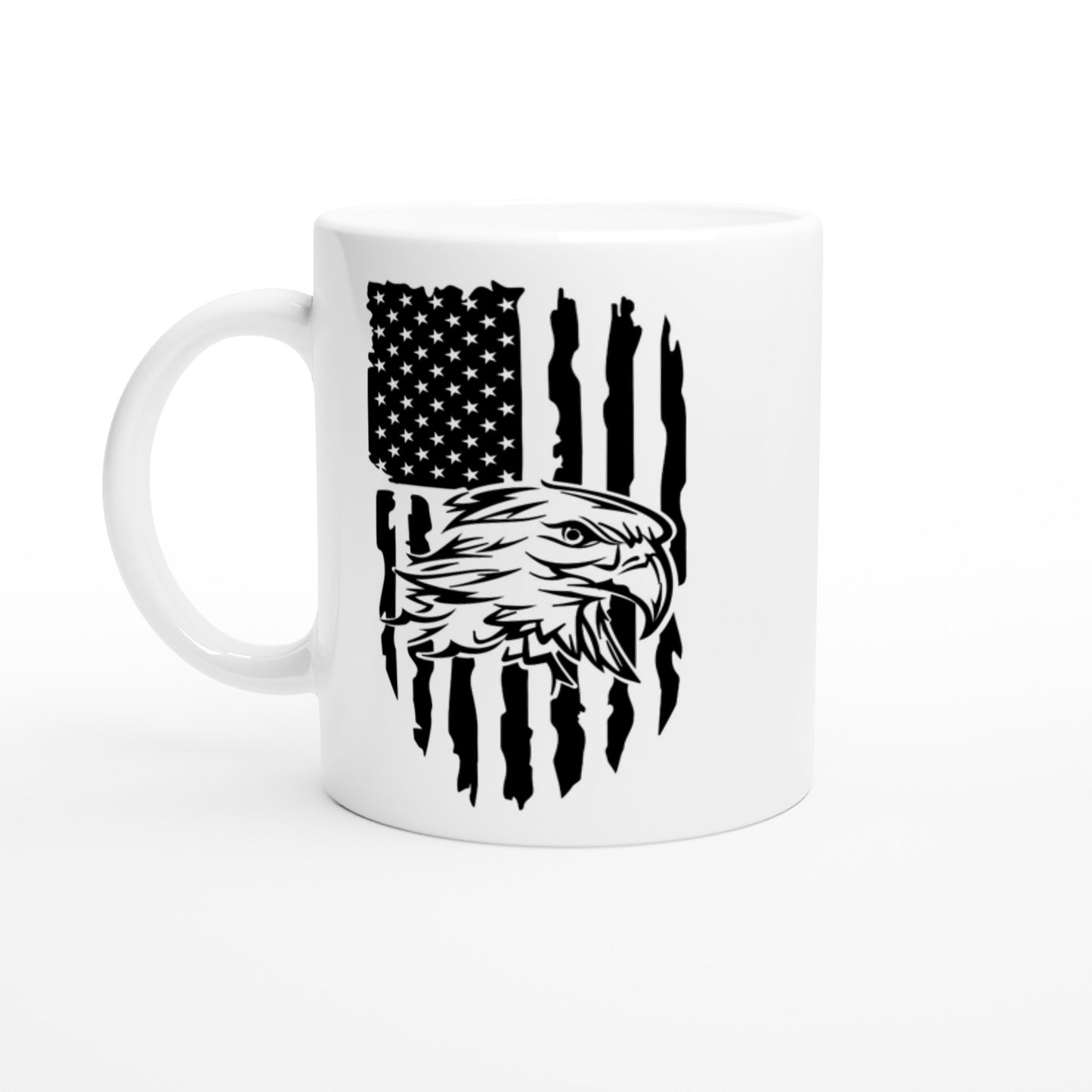 US Flag Eagle Patriotic/2nd Amendment Coffee Mug D