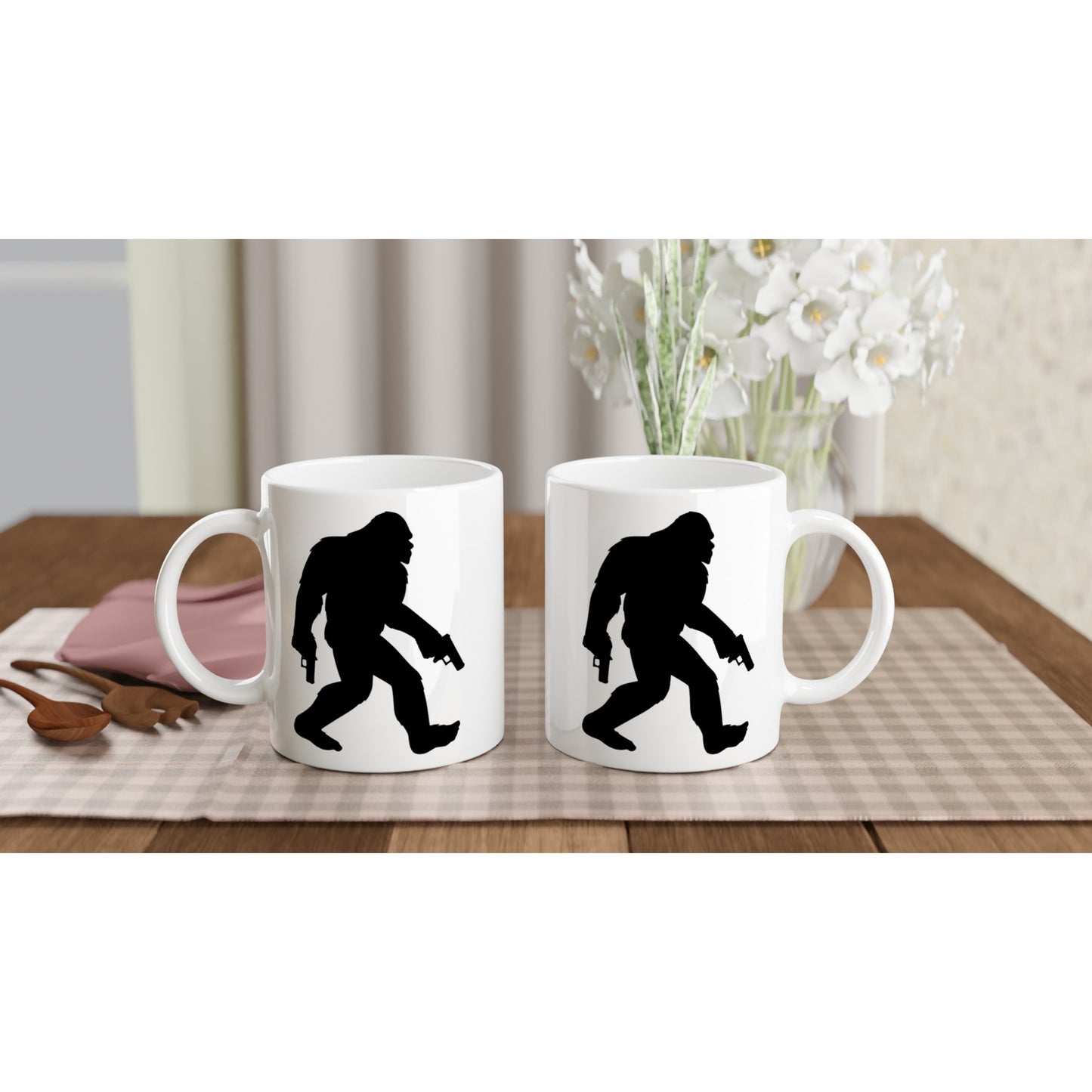 Bigfoot Packing America Patriotic/2nd Amendment Coffee Mug