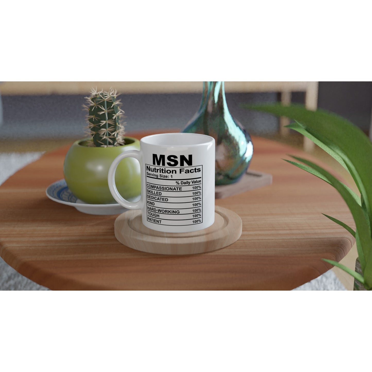 MSN nutrition facts Nursing Nurse Medical Coffee Mug