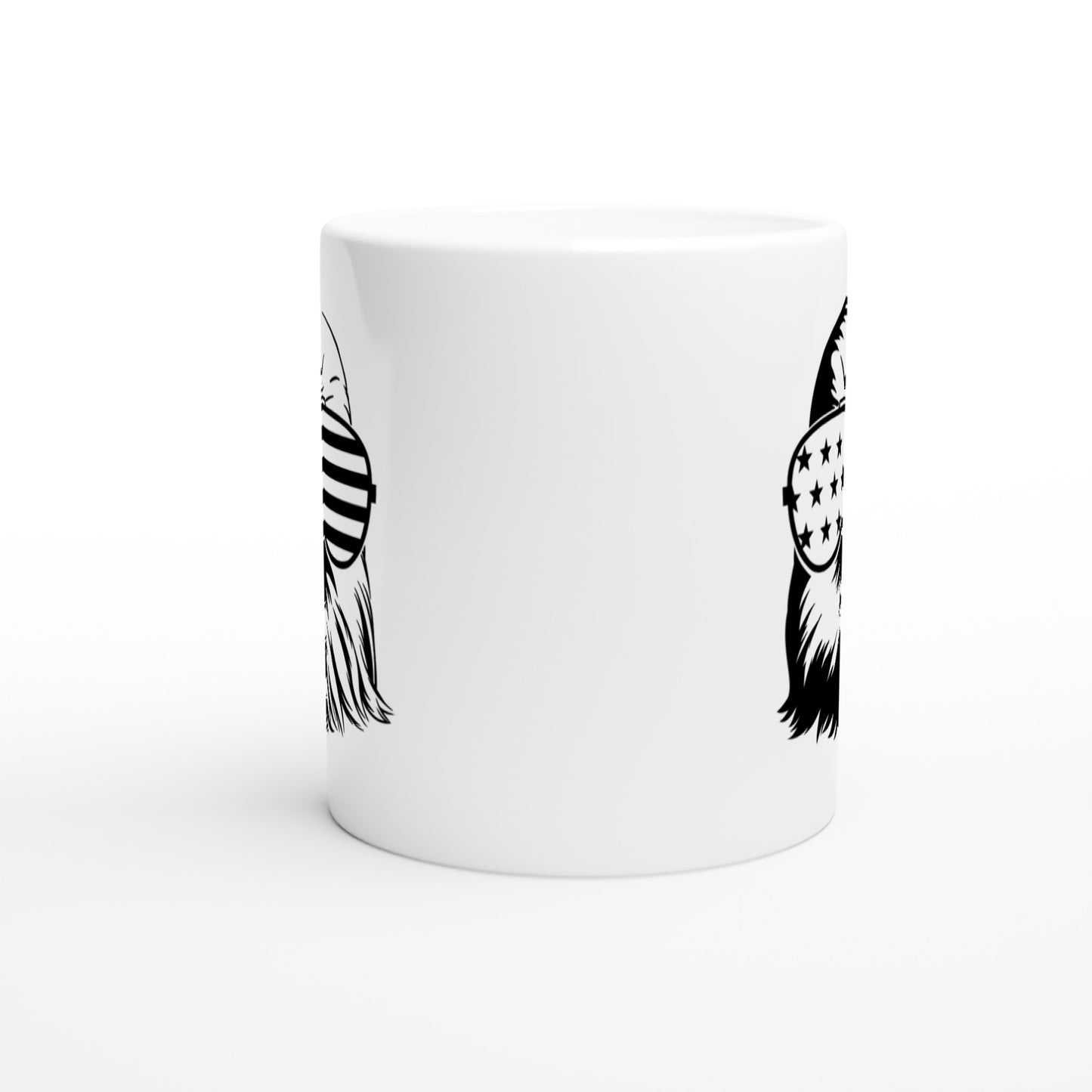 US Flag Eagle Sunglasses Patriotic/2nd Amendment Coffee Mug