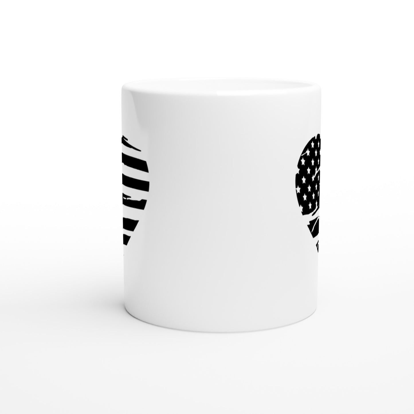 USA flag heart Patriotic/2nd Amendment Coffee Mug