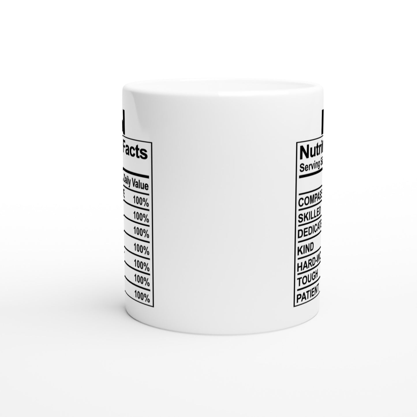 RN nutrition facts Nursing Nurse Medical Coffee Mug