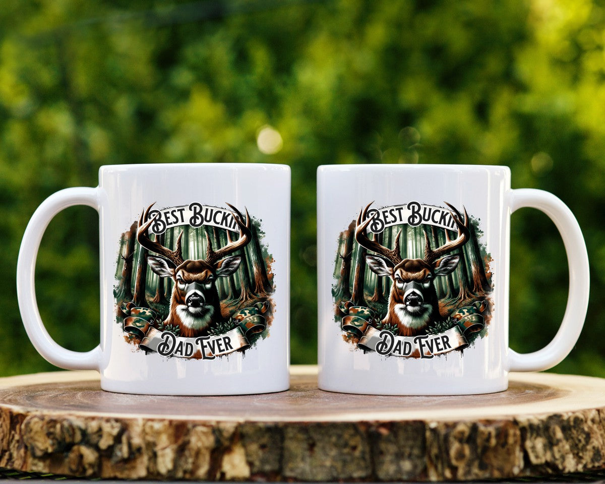 Best Buckin Dad Ever Dad Coffee Mug