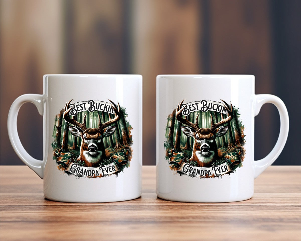 Best Buckin Grandpa Ever Grandpa Coffee Mug