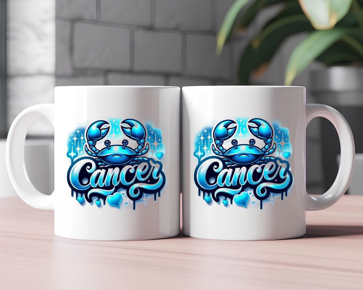 Cancer Zodiac Astrology Sign Coffee Mug B
