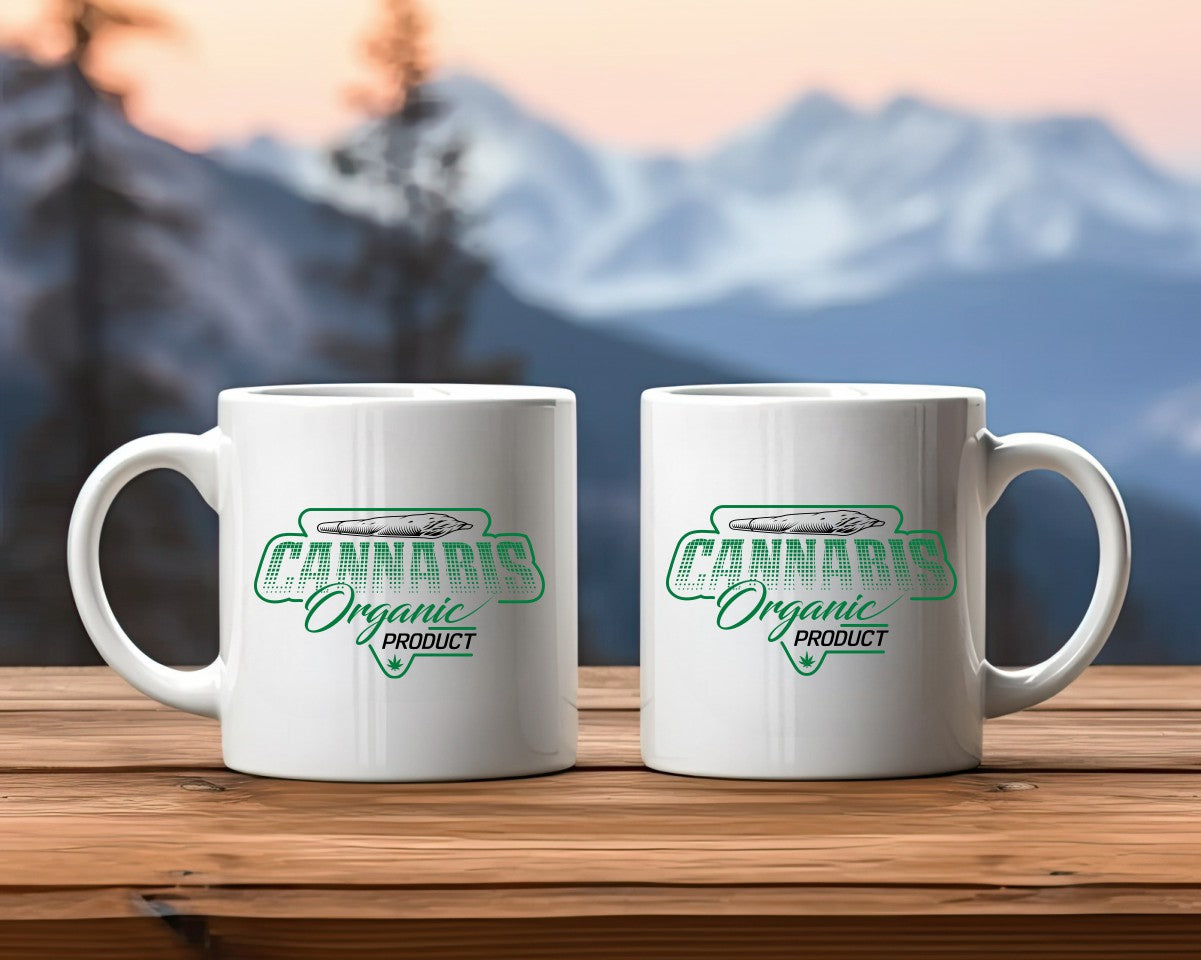 Cannabis Organic Product Marijuana Weed Coffee Mugs