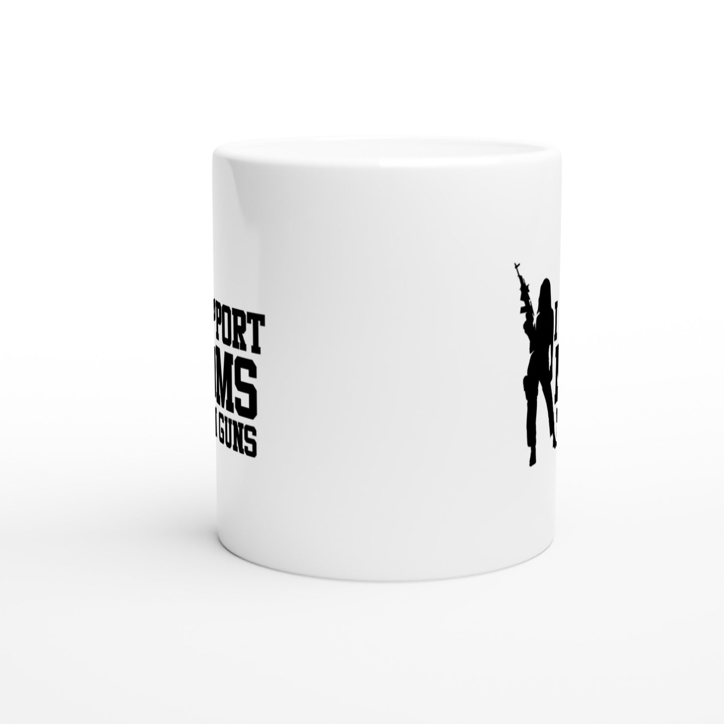 I Support Moms With Guns Patriotic/2nd Amendment Coffee Mug