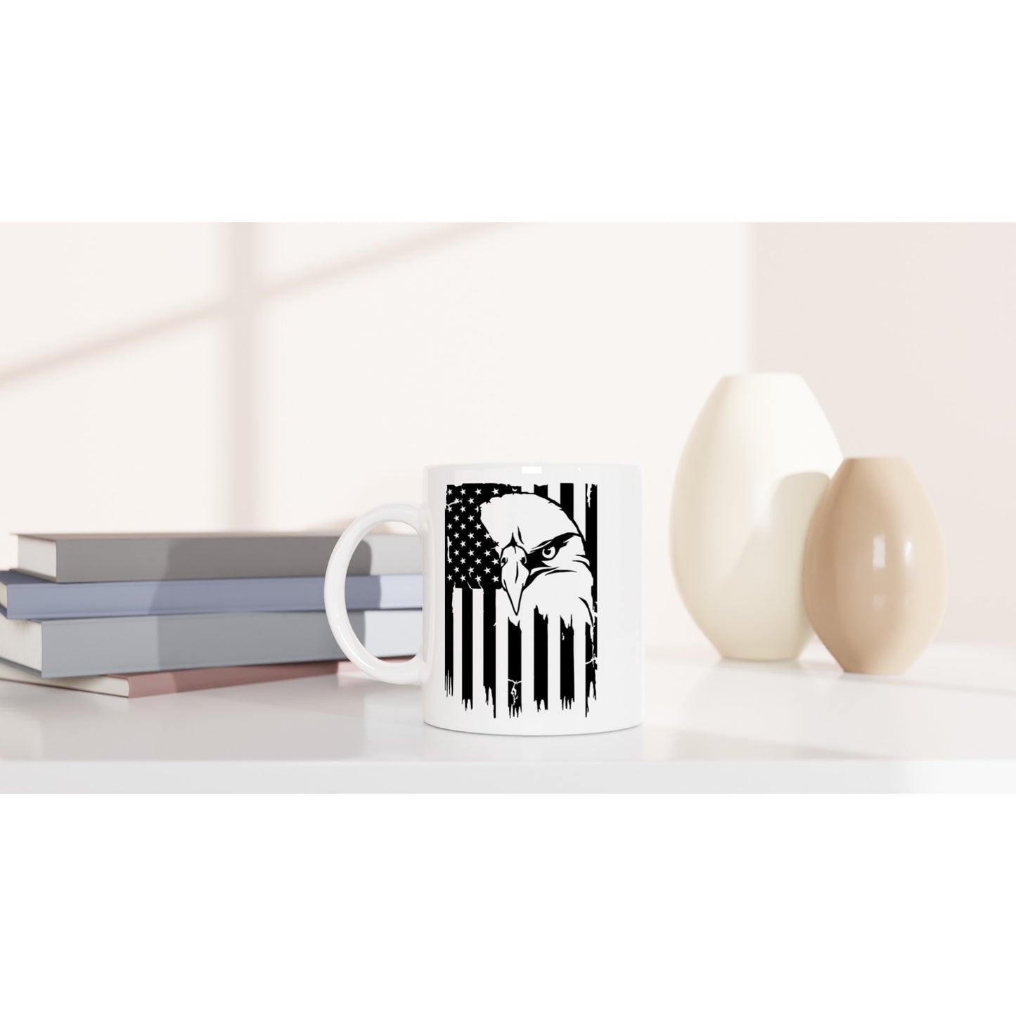 US Flag Eagle Patriotic/2nd Amendment Coffee Mug