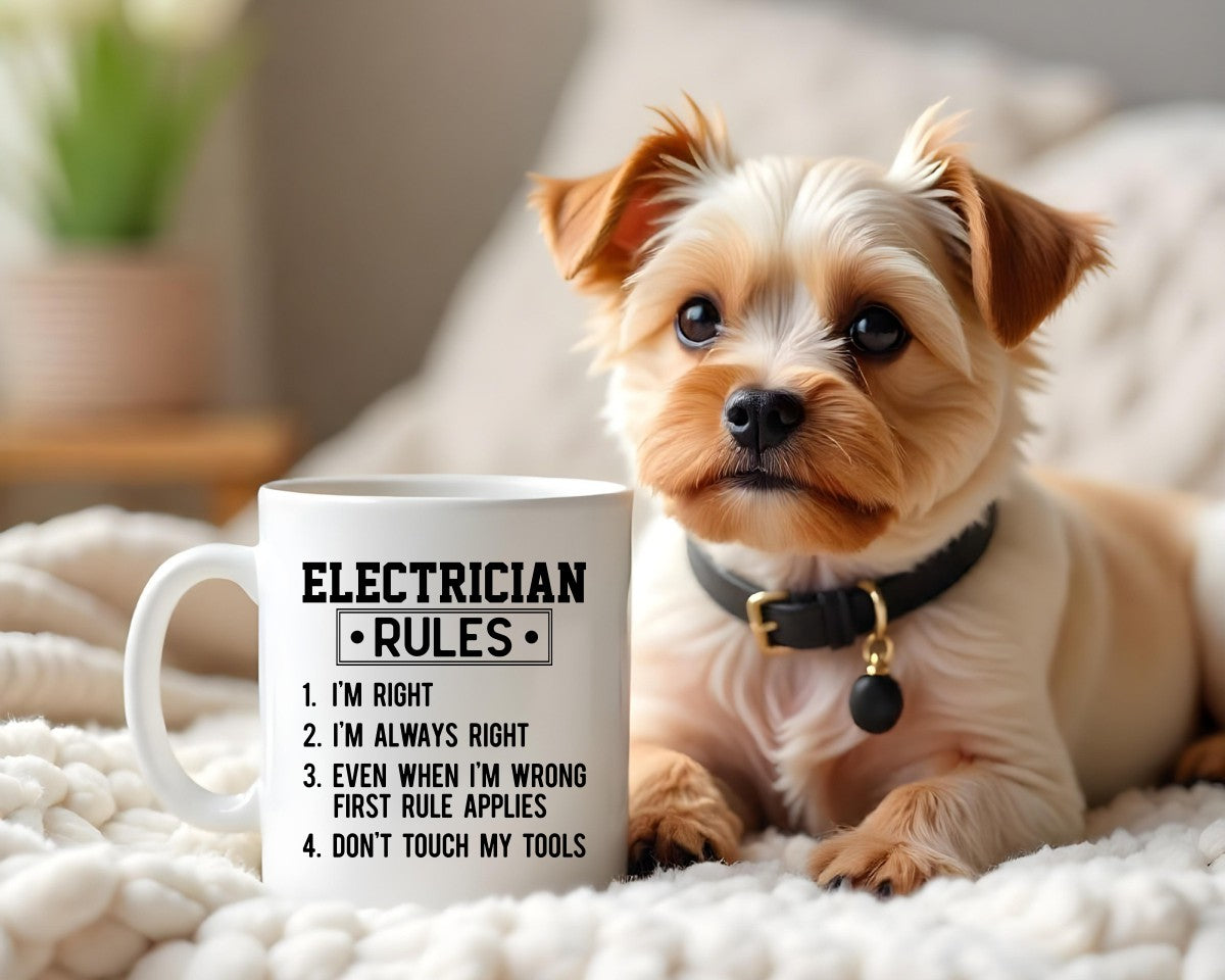 Electrician Rules Electrician Coffee Mug