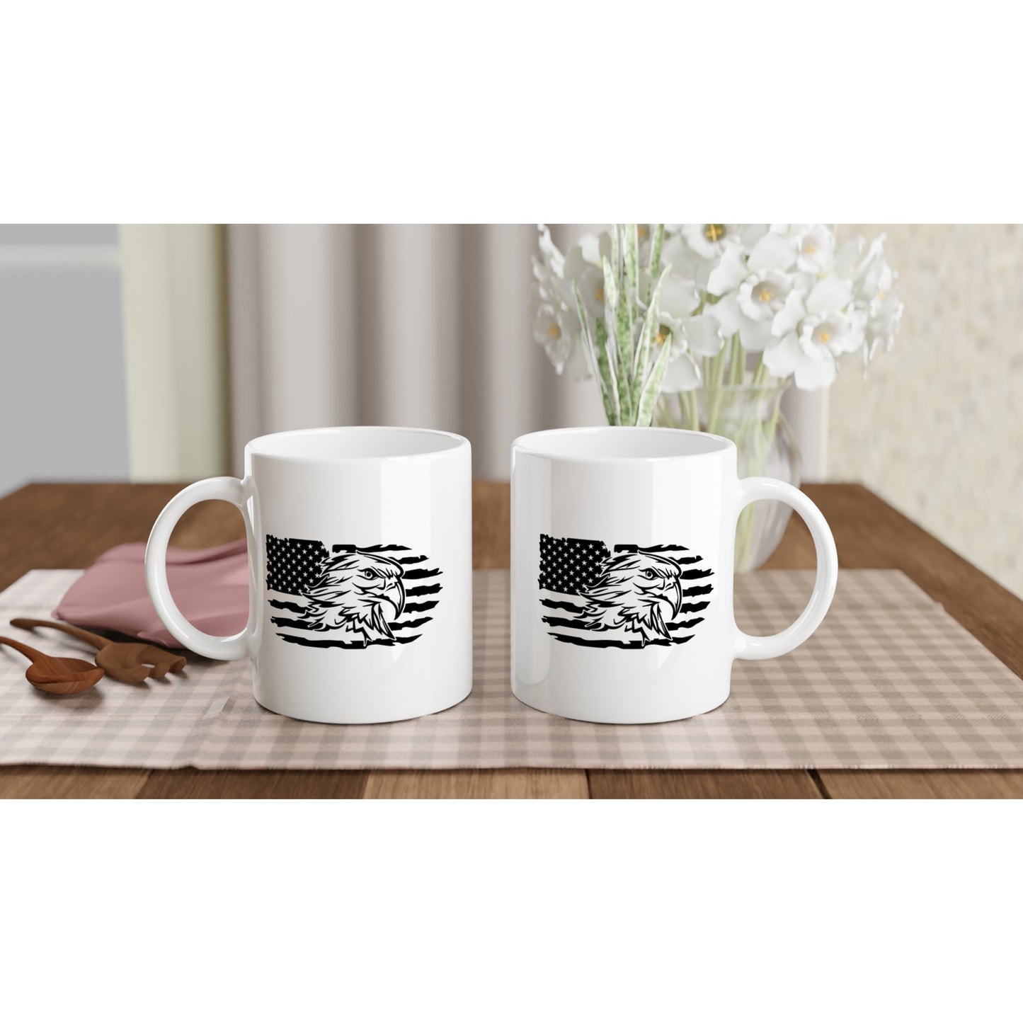 US Flag Eagle Patriotic/2nd Amendment Coffee Mug C