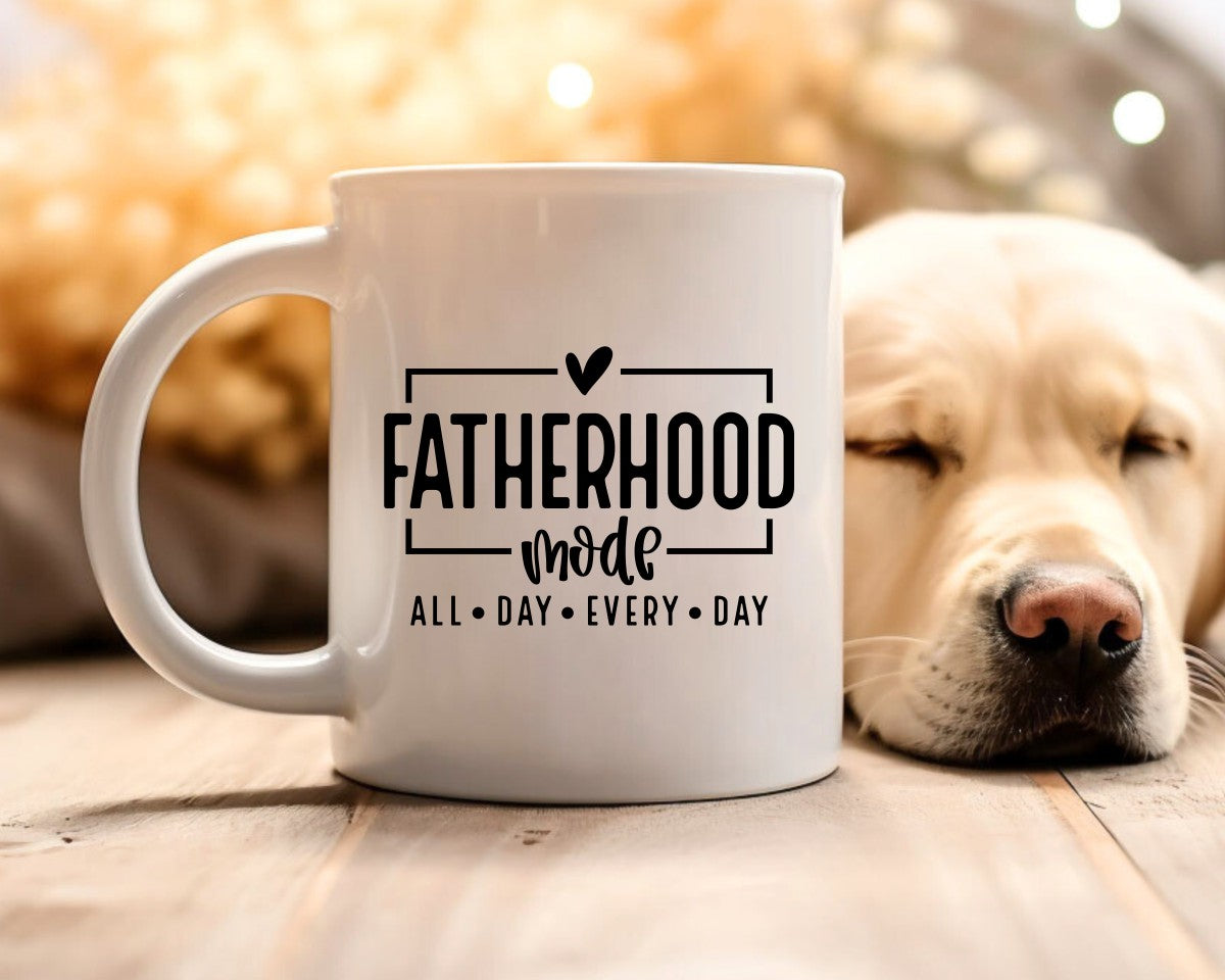 Fatherhood Mode Dad Coffee Mug