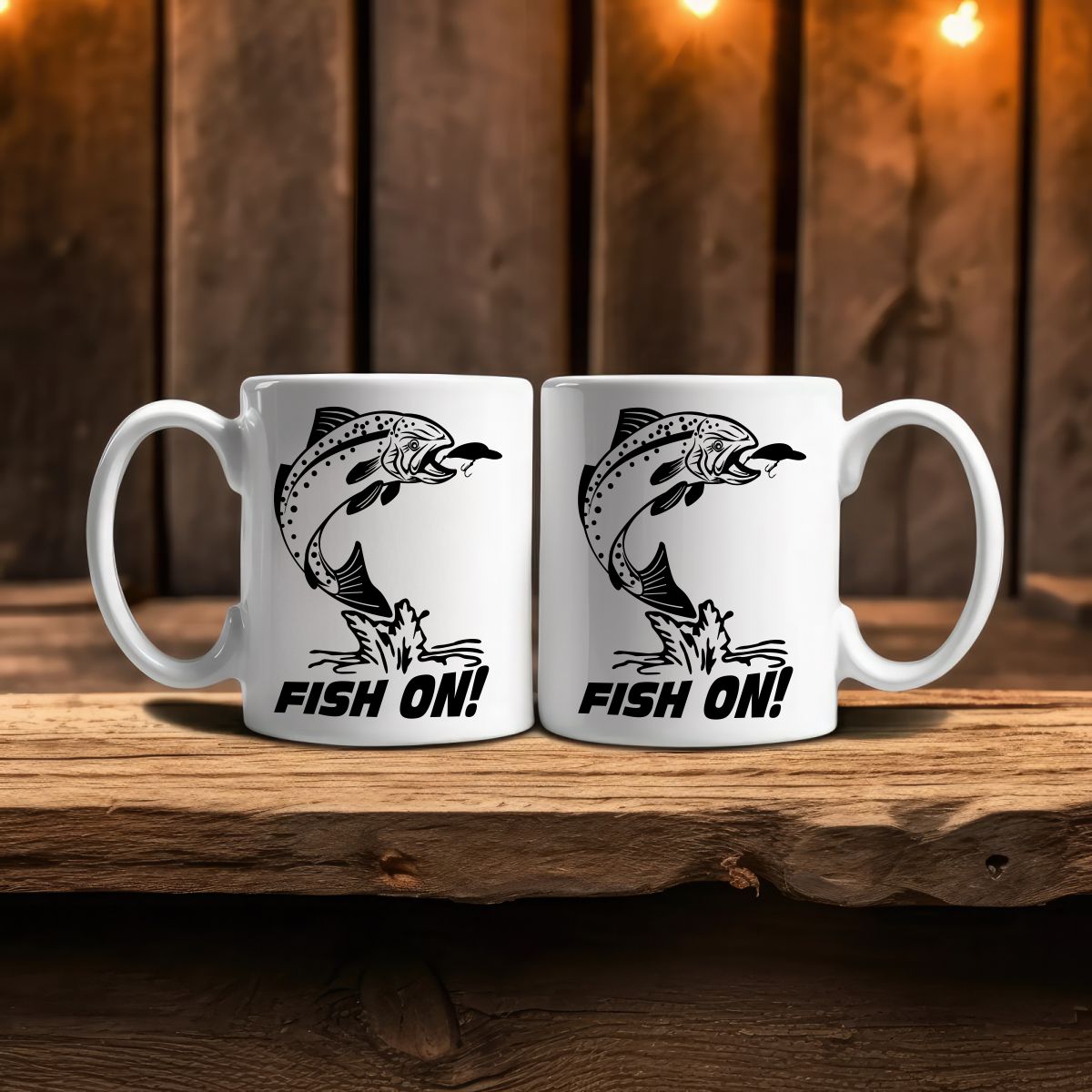 Fish On Trout Fishing Coffee Mug