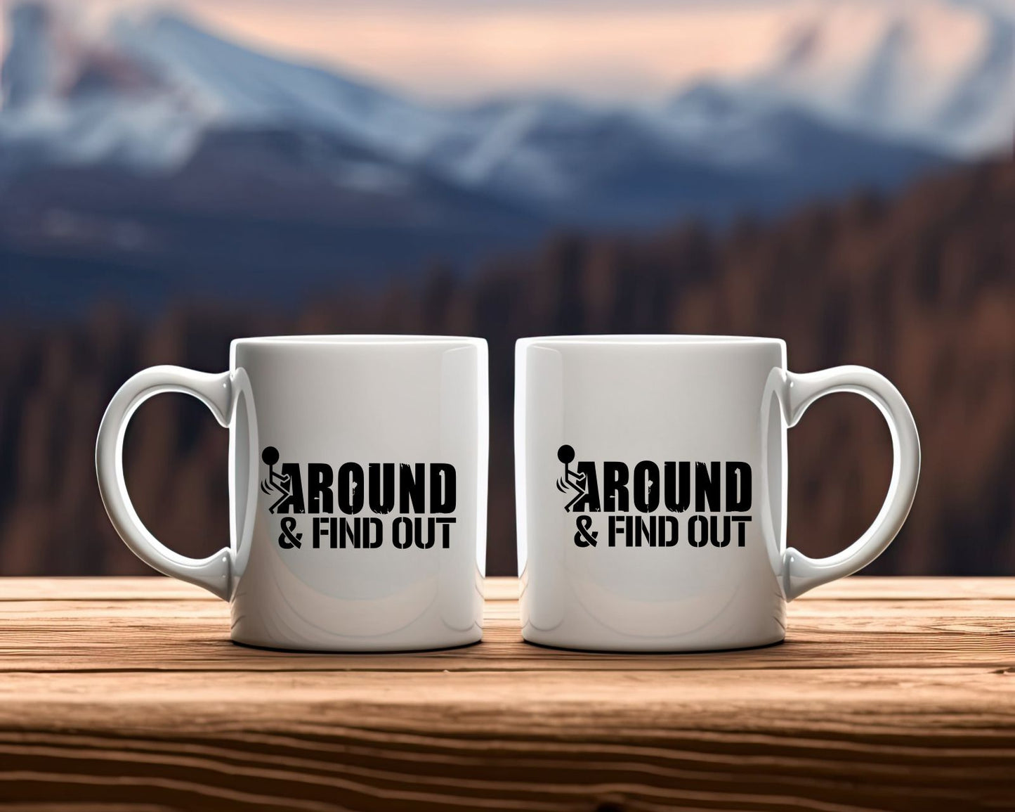 Fuck Around And Find Out Patriotic/2nd Amendment Coffee Mug