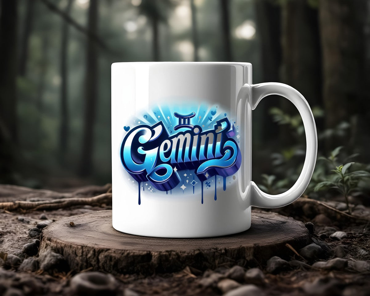 Gemini Zodiac Astrology Signs Coffee Mug B