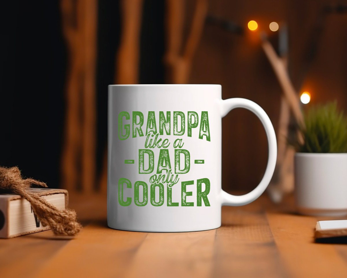 Grandpa Like A Dad Only Better Grandpa Coffee Mug