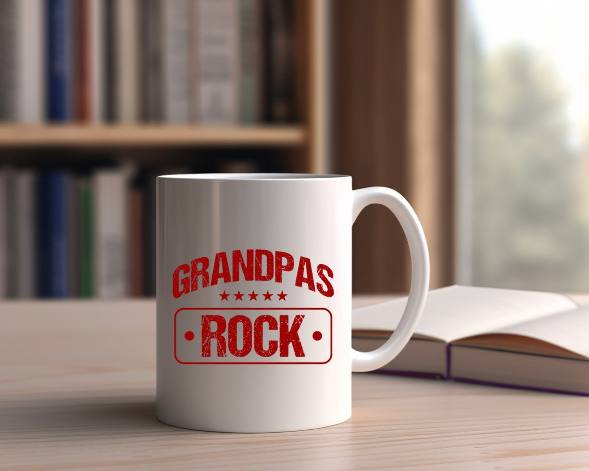 Grandpas Rock Grandpa Coffee Mug