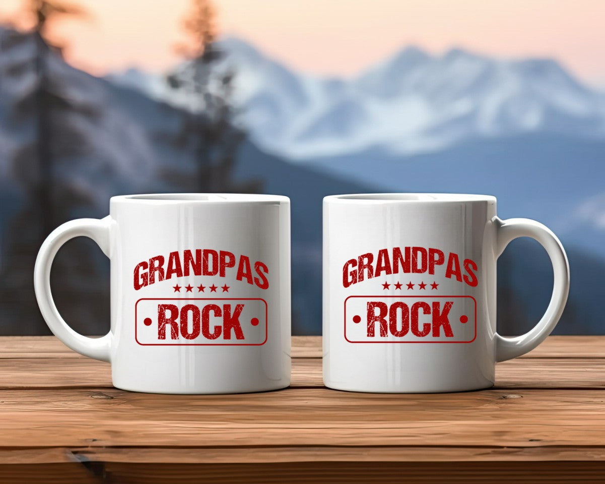 Grandpas Rock Grandpa Coffee Mug