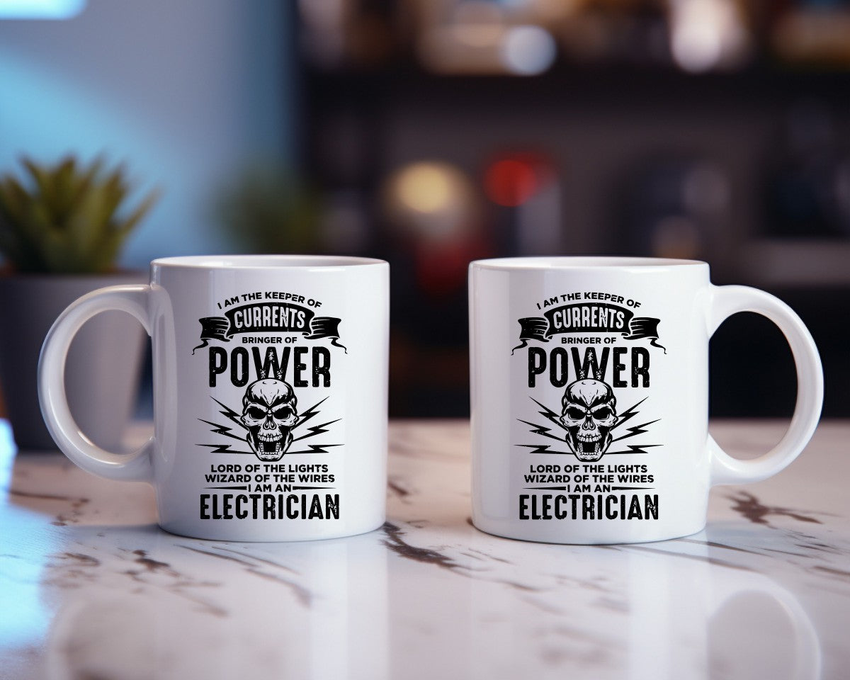 I Am The Keeper Of Currents Electrician Coffee Mug