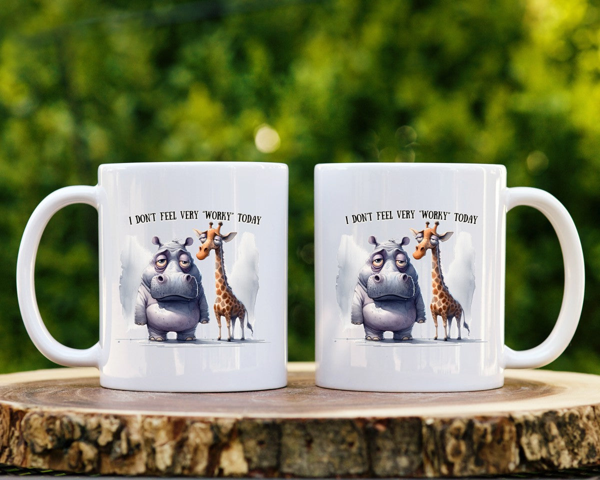 I Don't Feel Very Worky Today Office Work Humor Coffee Mug