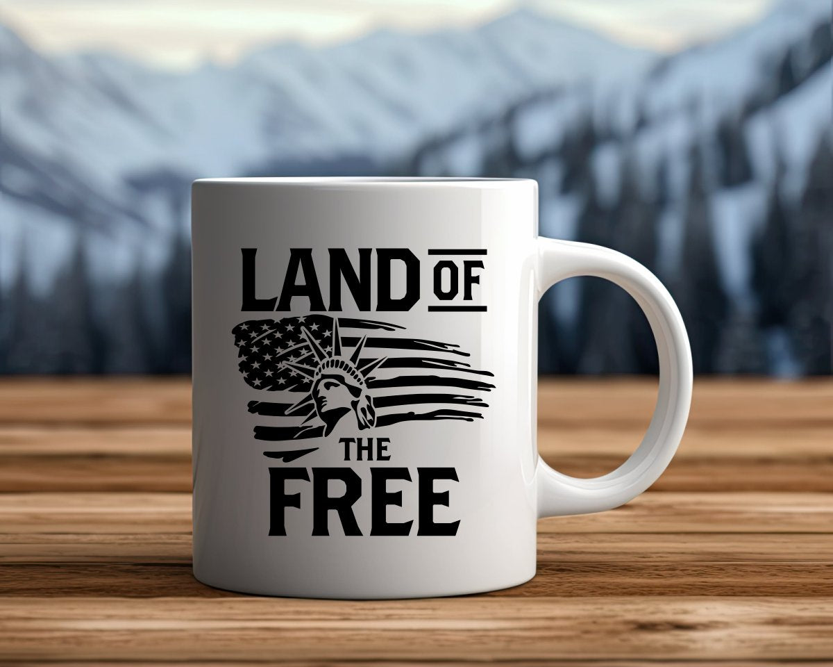 Land of the free Patriotic/2nd Amendment Coffee Mug