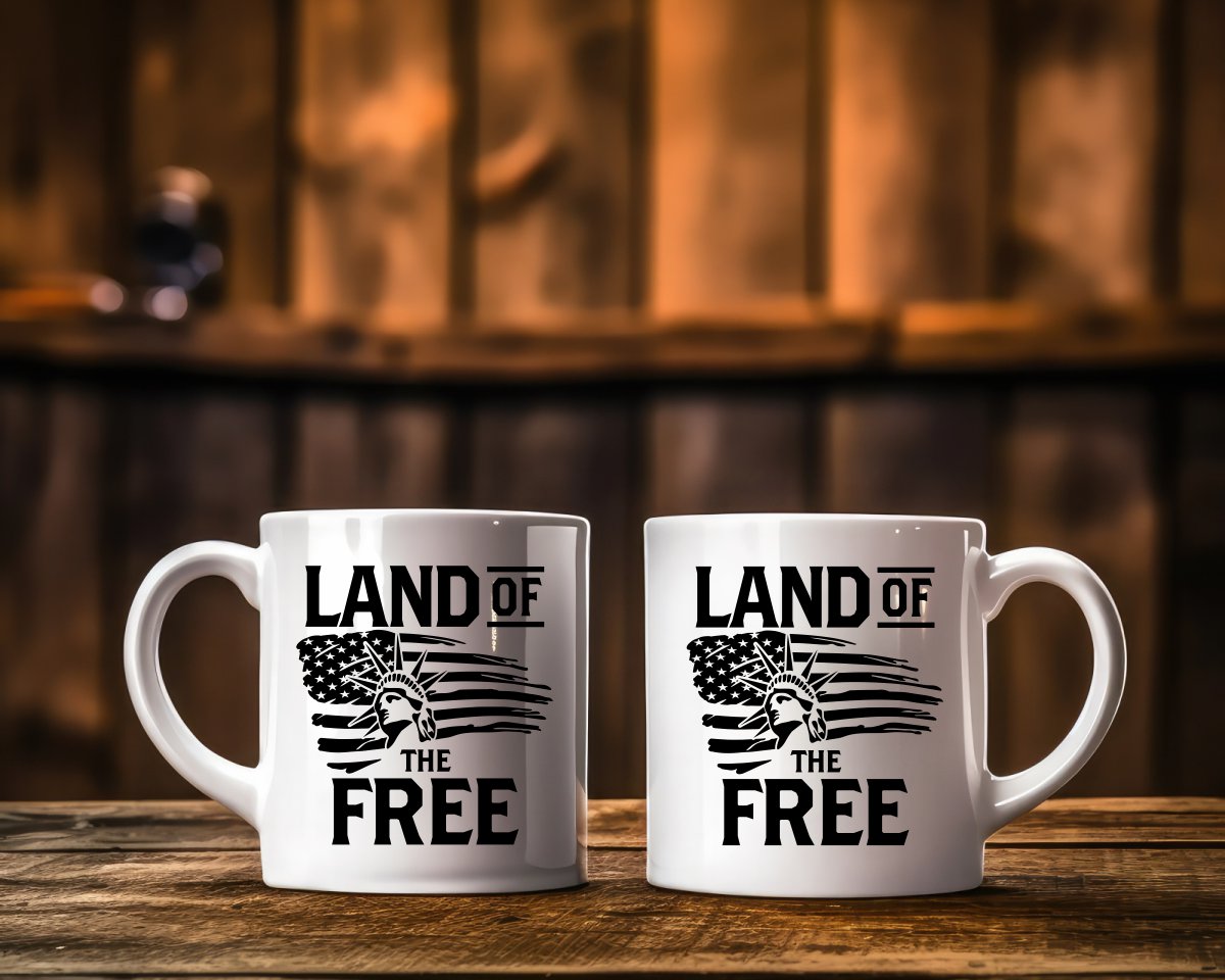 Land of the free Patriotic/2nd Amendment Coffee Mug