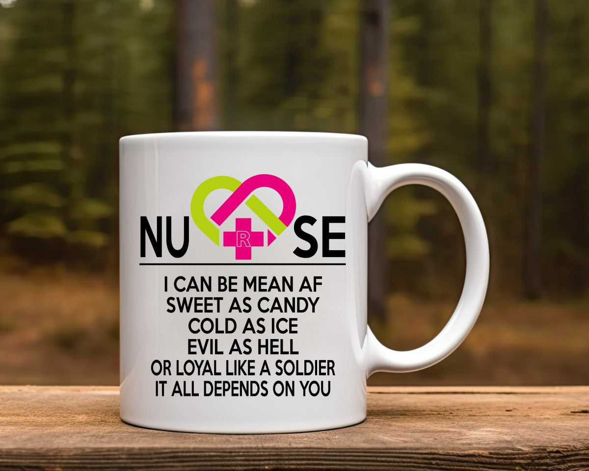 Nurse Sweet As Candy Nursing Nurse Medical Coffee Mug