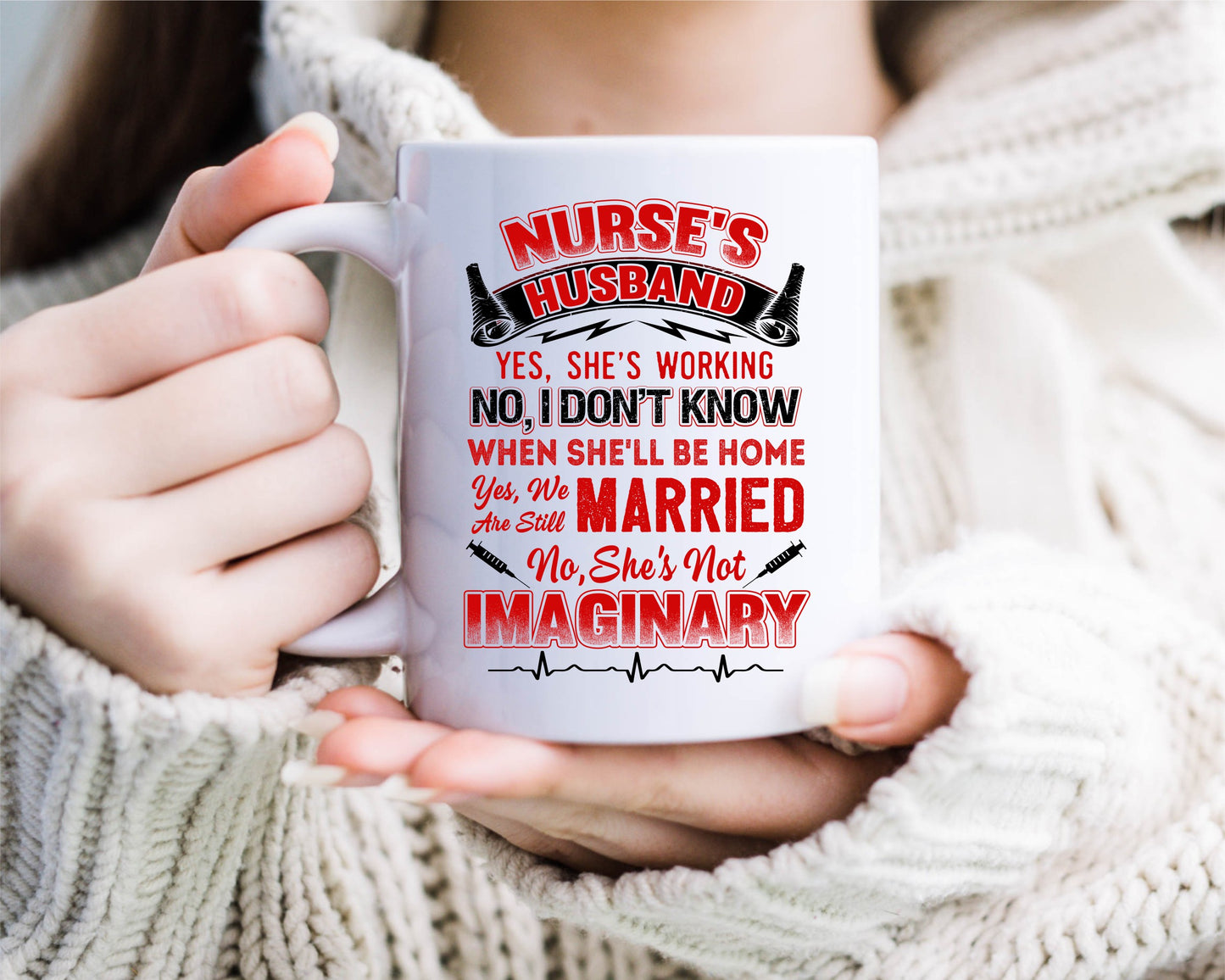 Nurse's Husband Nursing Medical Coffee Mug