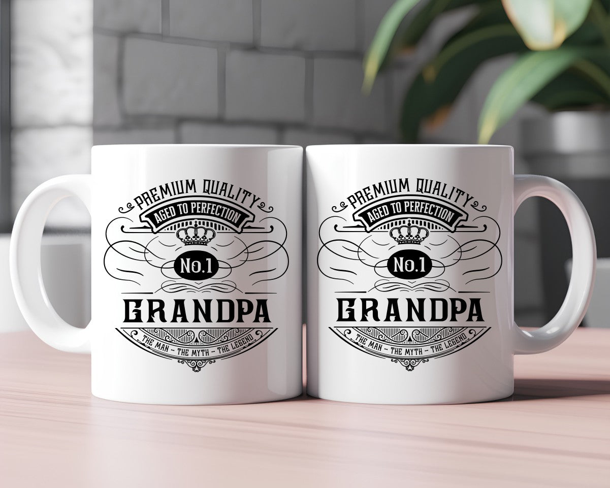 Premium Quality Aged To Perfection Grandpa Coffee Mug