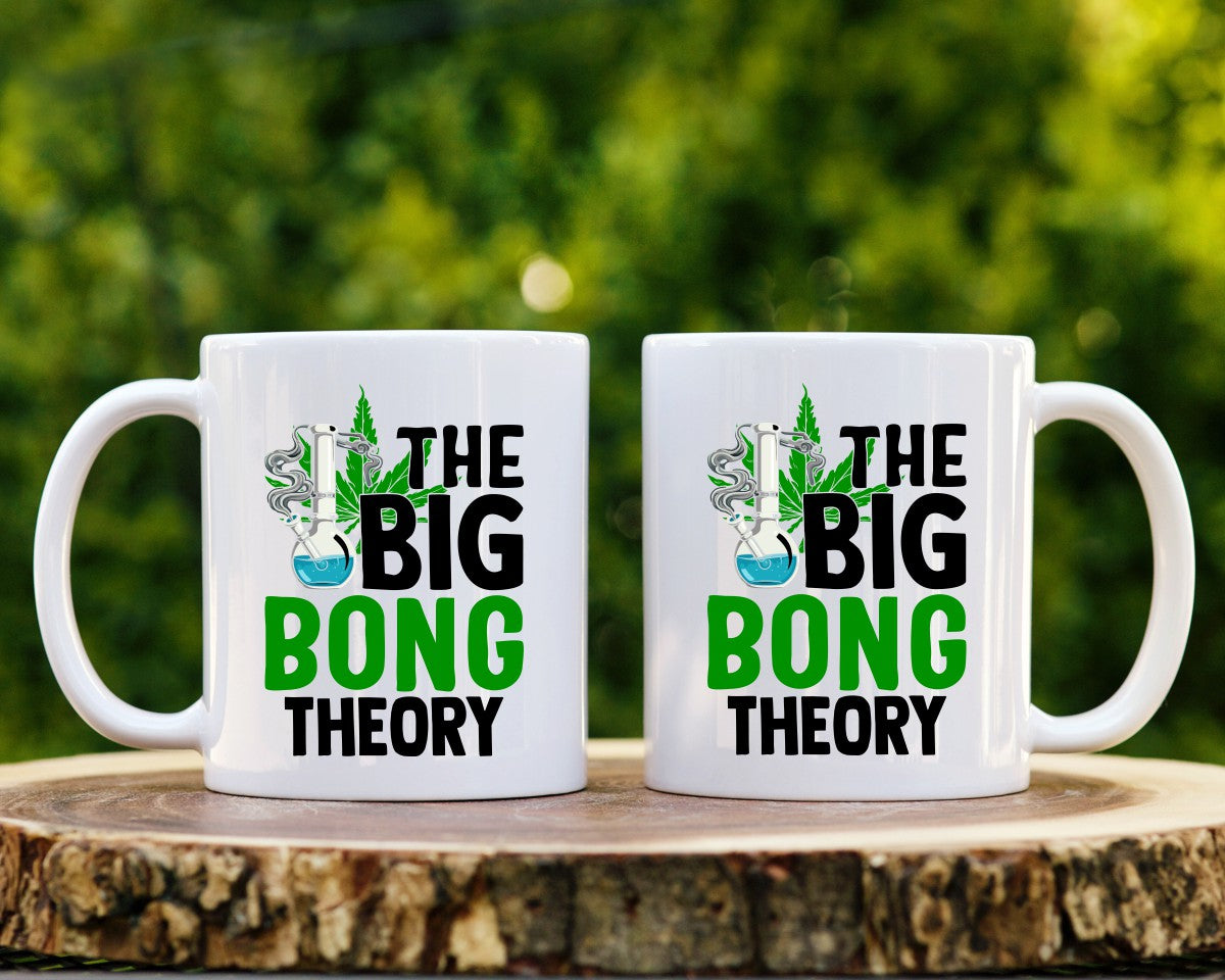 The Big Bong Theory Marijuana Weed Coffee Mugs