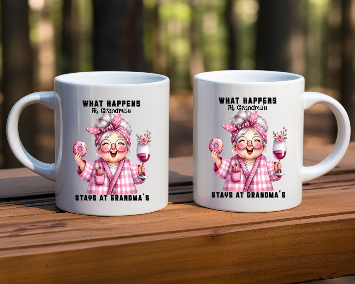 What Happens At Grandma's Stays At Grandma's Coffee Mug