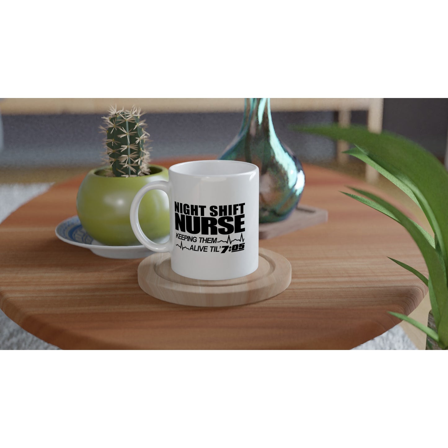 Night shift nurse...keeping them alive Nursing Nurse Medical Coffee Mug
