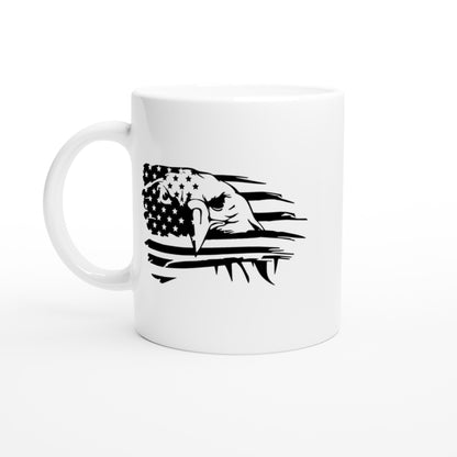 US Flag Eagle Patriotic/2nd Amendment Coffee Mug B