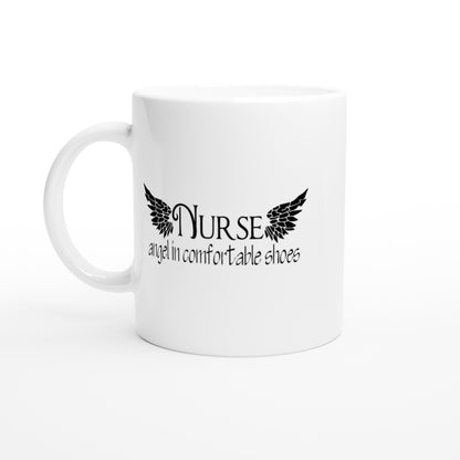 Nurse angel in comfortable shoes Nurse Medical Coffee Mug