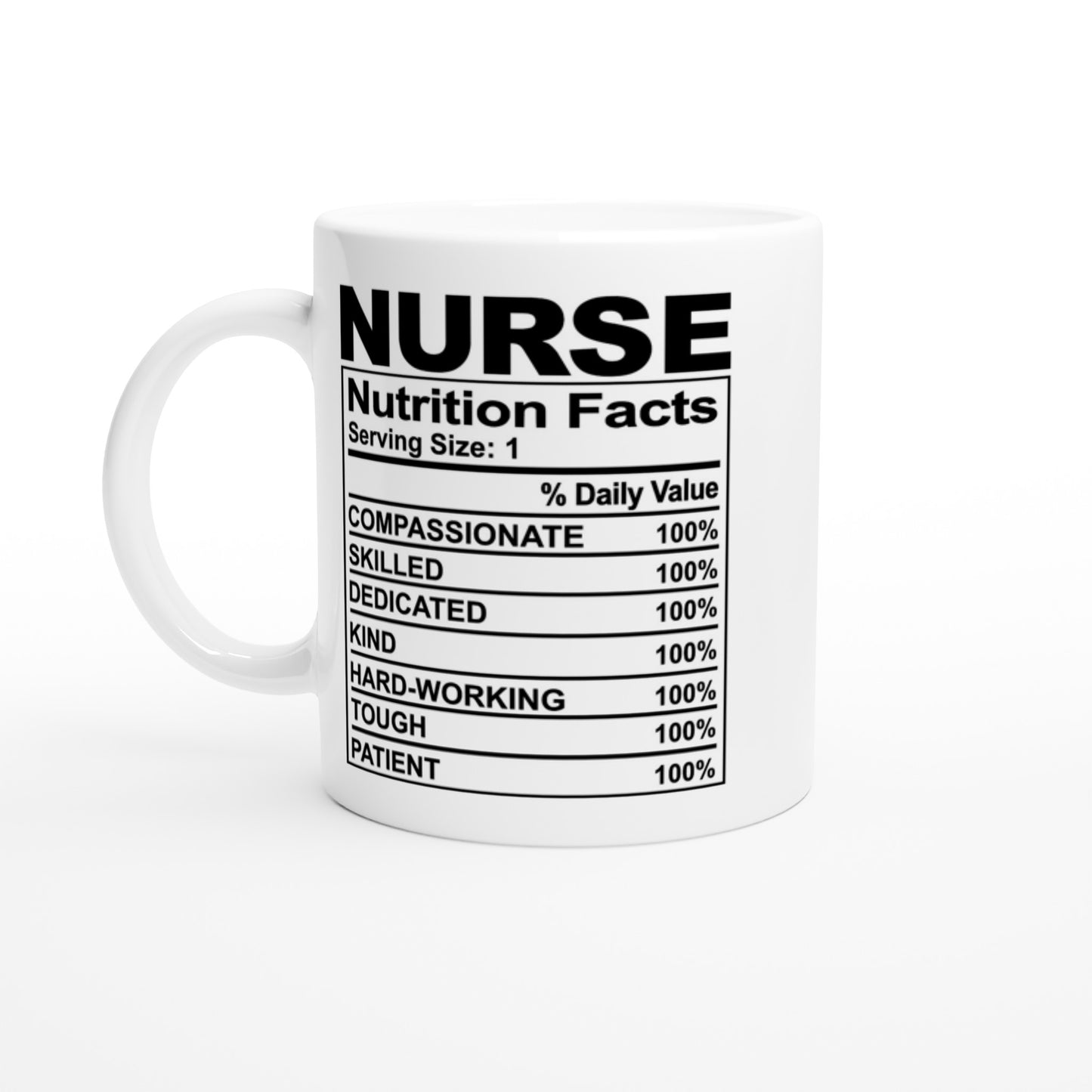 Nurse nutrition facts Nursing Nurse Medical Coffee Mug