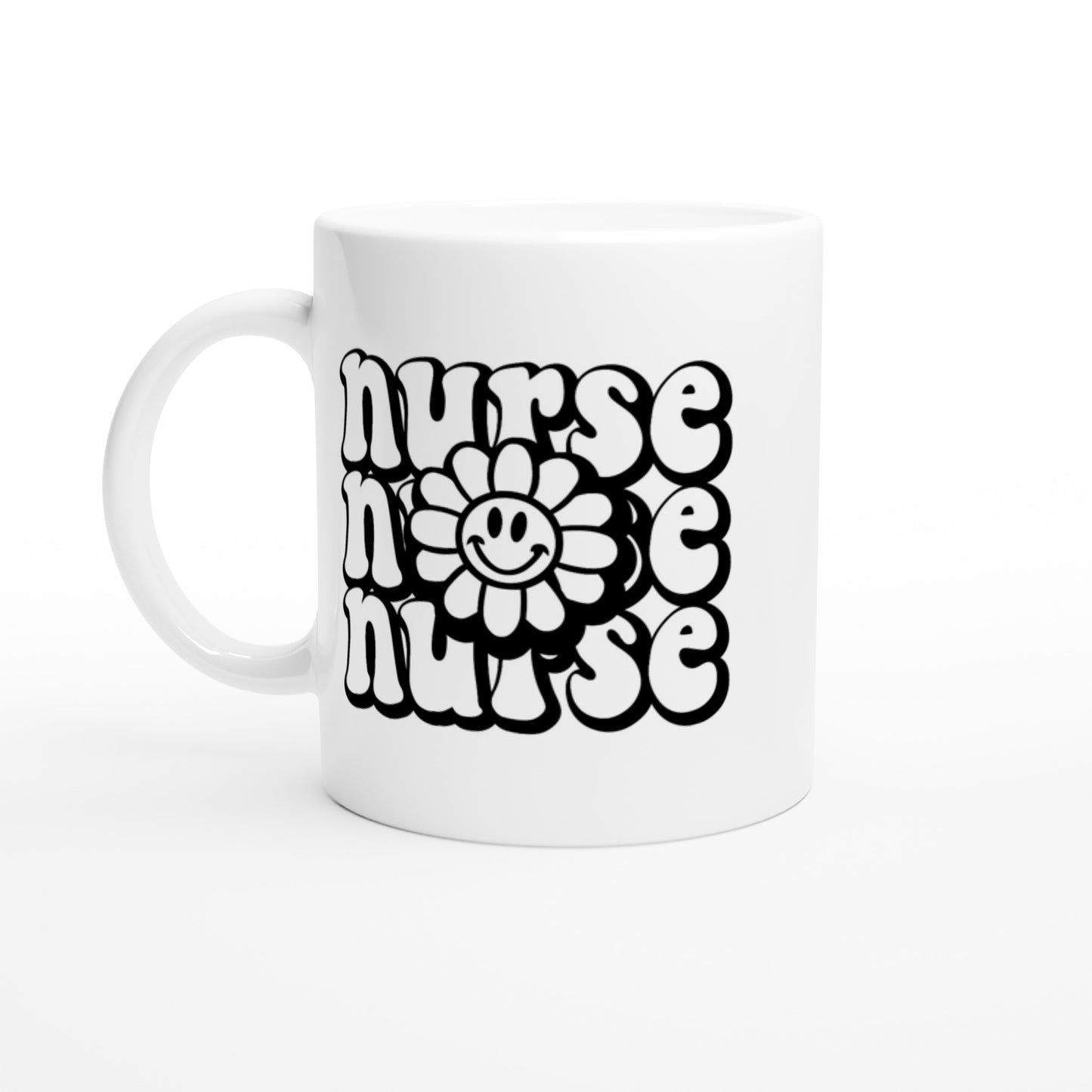 Nurse flower Nursing Nurse Medical Coffee Mug