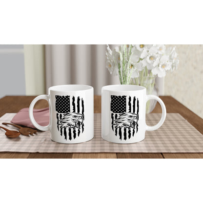 US Flag Eagle Patriotic/2nd Amendment Coffee Mug D