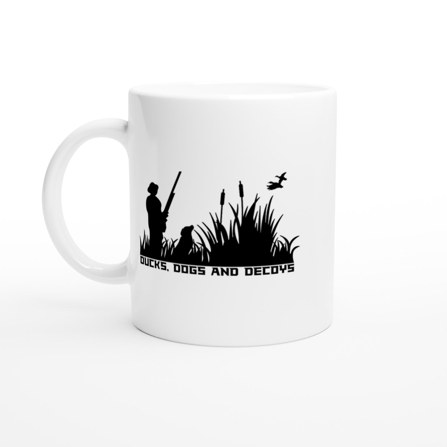 Dog, Ducks And Decoys Hunting Coffee Mug