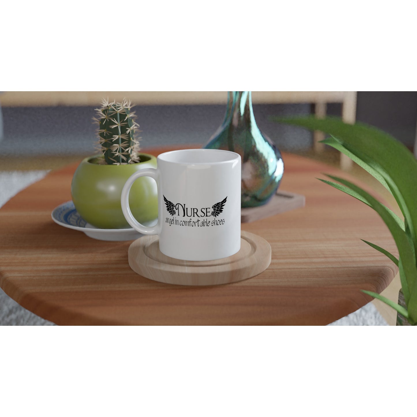Nurse angel in comfortable shoes Nurse Medical Coffee Mug