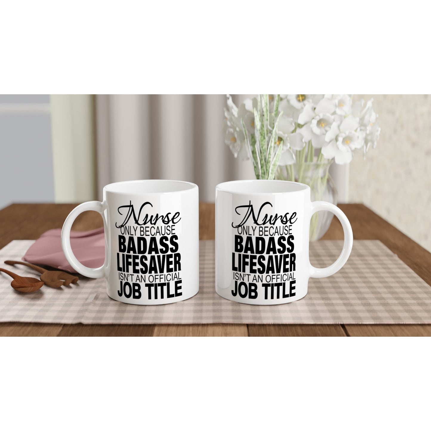 Nurse badass lifesaver Nurse Medical Coffee Mug