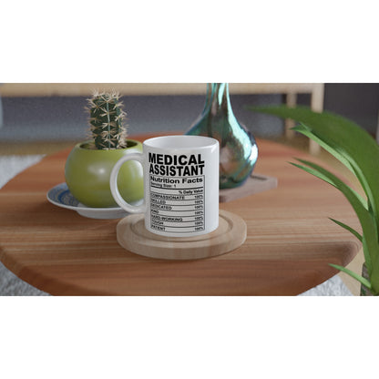 Medical Assistant nutrition facts Nursing Nurse Medical Coffee Mug