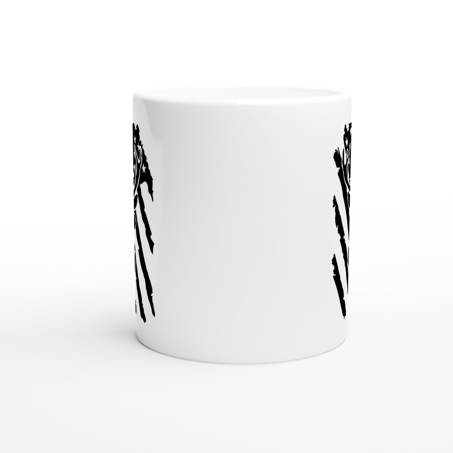 US Flag Deer Hunting Coffee Mug E
