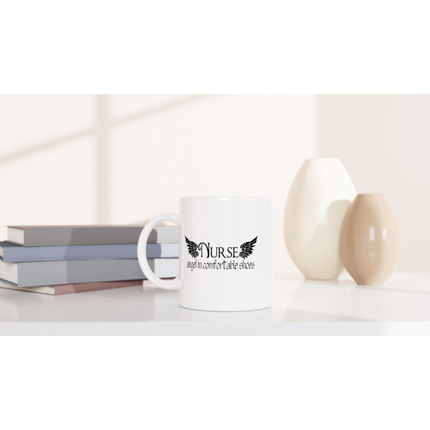 Nurse angel in comfortable shoes Nurse Medical Coffee Mug
