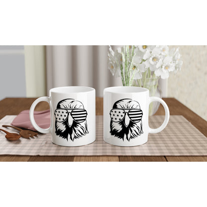 US Flag Eagle Sunglasses Patriotic/2nd Amendment Coffee Mug