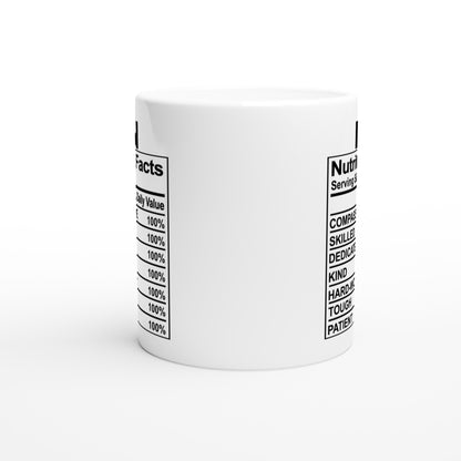 RN nutrition facts Nursing Nurse Medical Coffee Mug